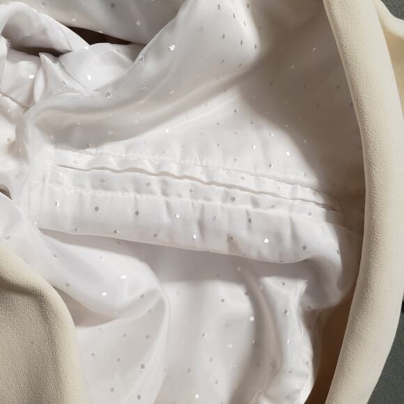 L'Academie Los Angeles Front Tie Blazer Dress in Cream Size Small Revolve - Picture 7 of 11